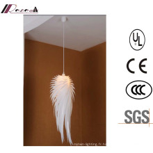 Lampe suspension en plastique de style européen pour projet d&#39;hôtel